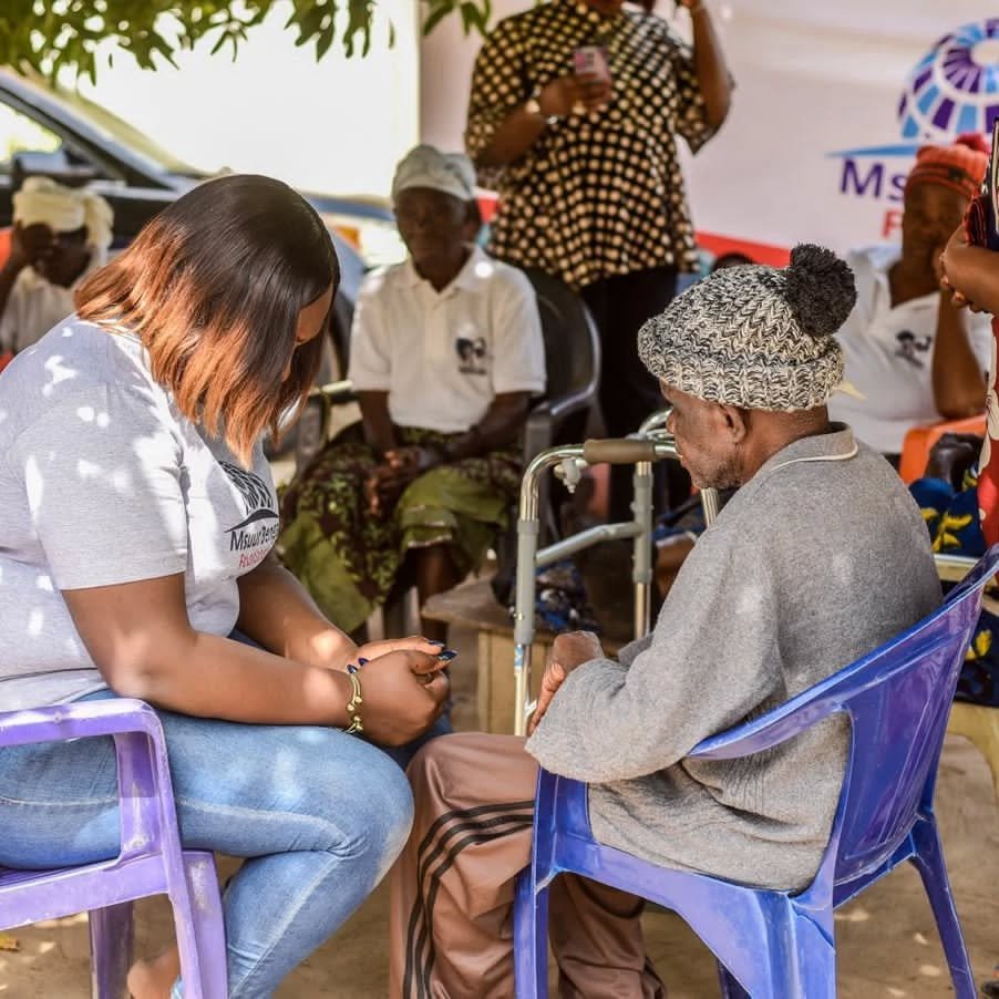 yesterday december 24,2021 we went out to feed over 150 widows and send love gifts to the old p